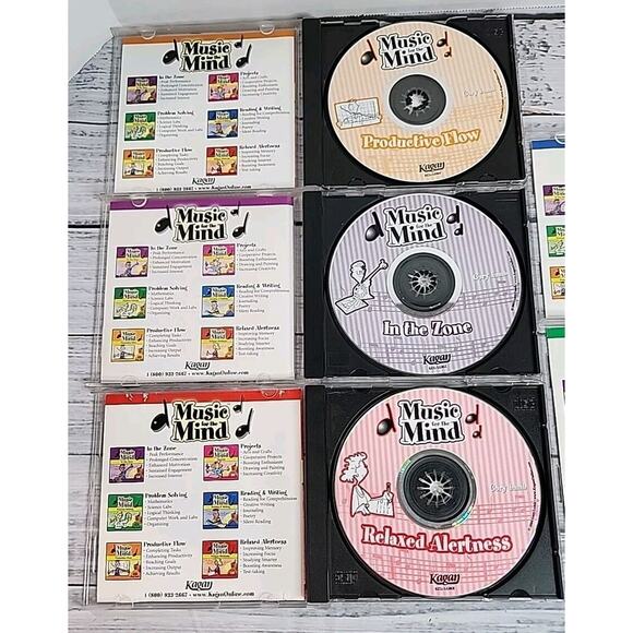 Music For The Mind 5 Beautiful Music CD's To Tune The Brain For Optimal Learning - Picture 3 of 14